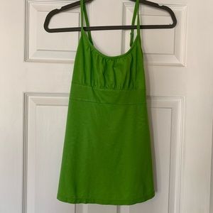 Halogen Green Flowy Tank top